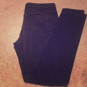 Mia toothpick skinny houndstooth cords